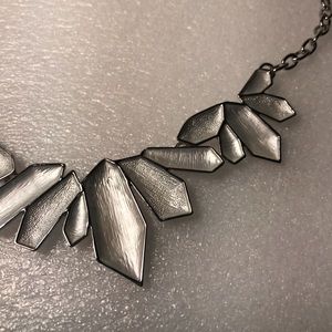Silver-tone Statement Necklace